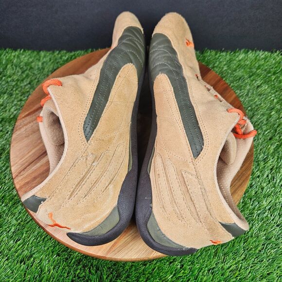 Vintage Puma Speedcat OG Shoes Mens 11.5 Brown Orange Suede Sneakers Preppy